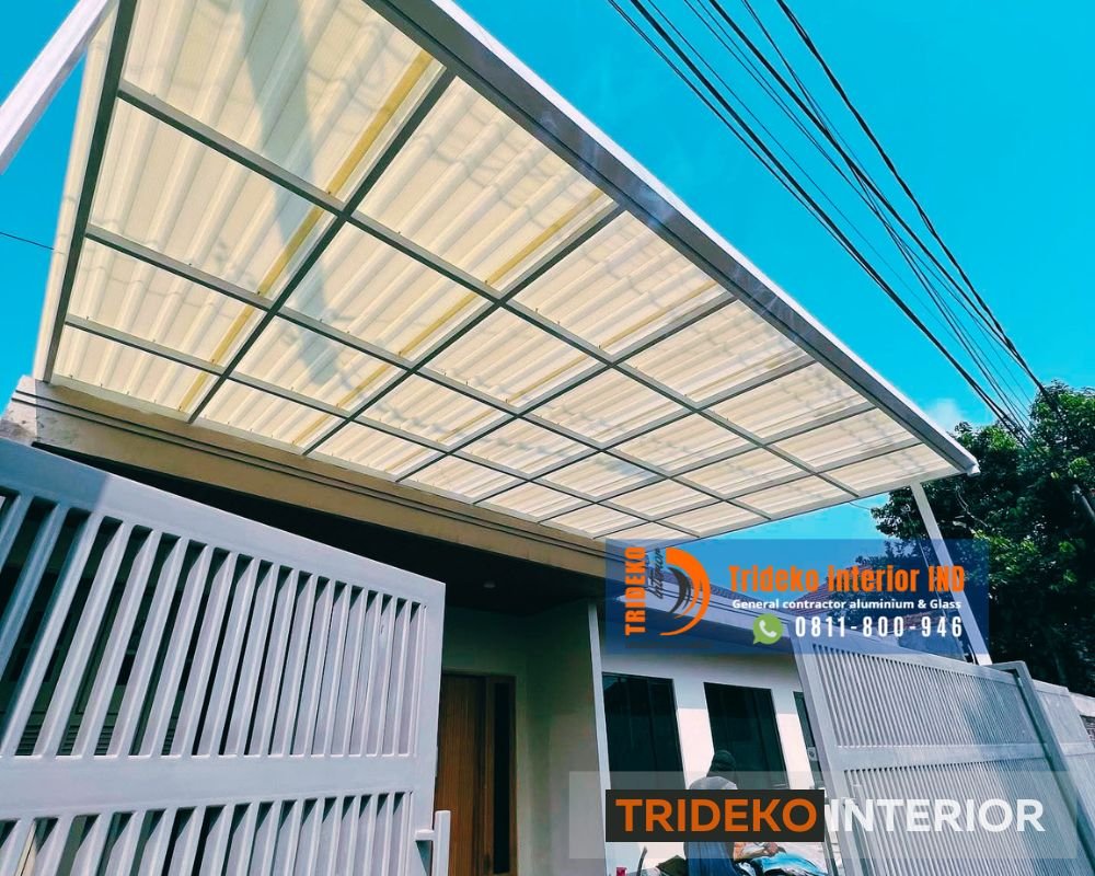 atap canopy alderon minimalis