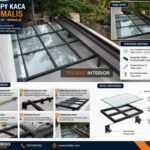 Canopy kaca dan cara pemasangan