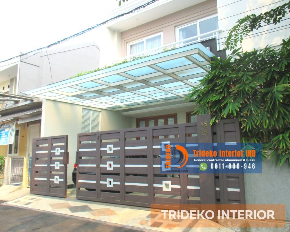 canopy kaca dan cara pemasangan