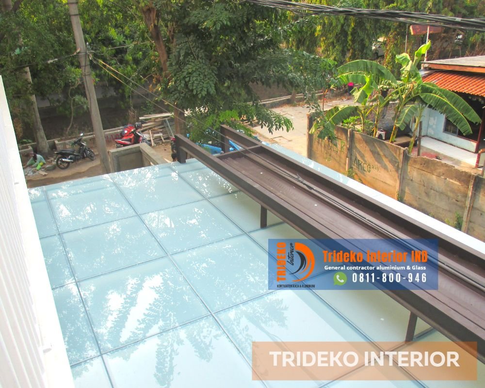 canopy kaca dan cara pemasangan