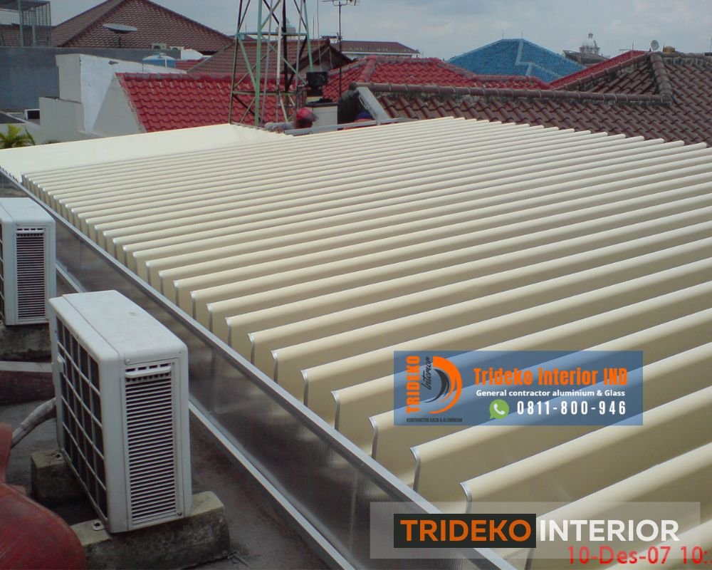 Atap Buka Tutup Sunlouvre Jakarta dan Jasa Pemasangannya