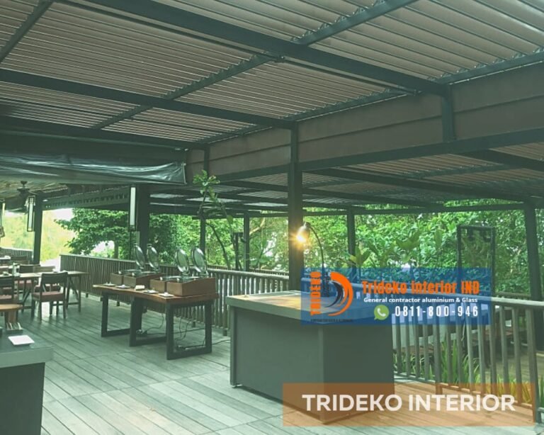 Atap Cafe Buka Tutup