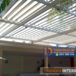 Atap buka tutup aluminium