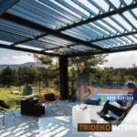 atap pergola sistem atap buka tutup