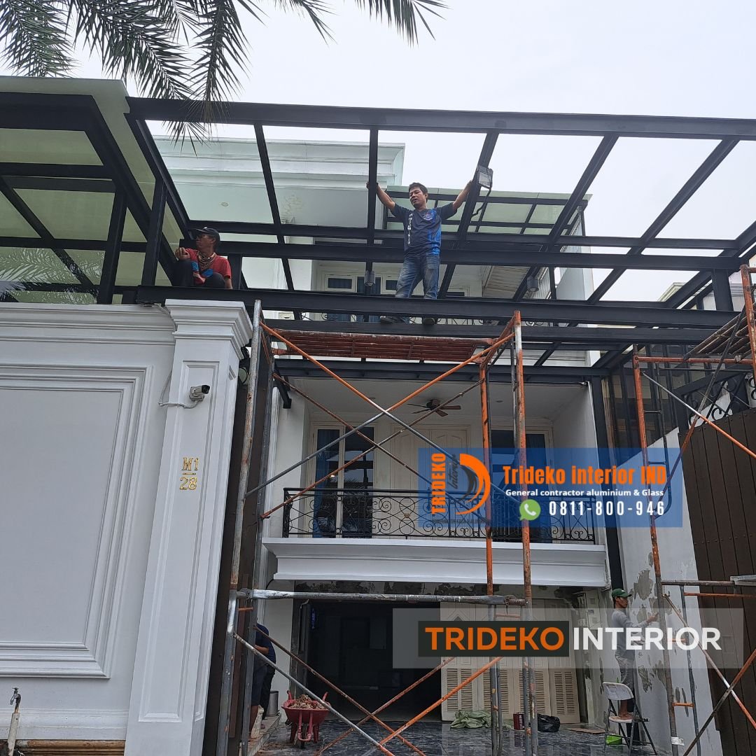 Pasang Atap Kaca Kebon Jeruk Jakarta Barat