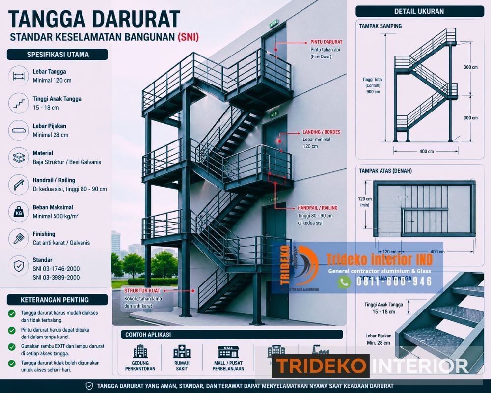 Kontraktor Tangga darurat