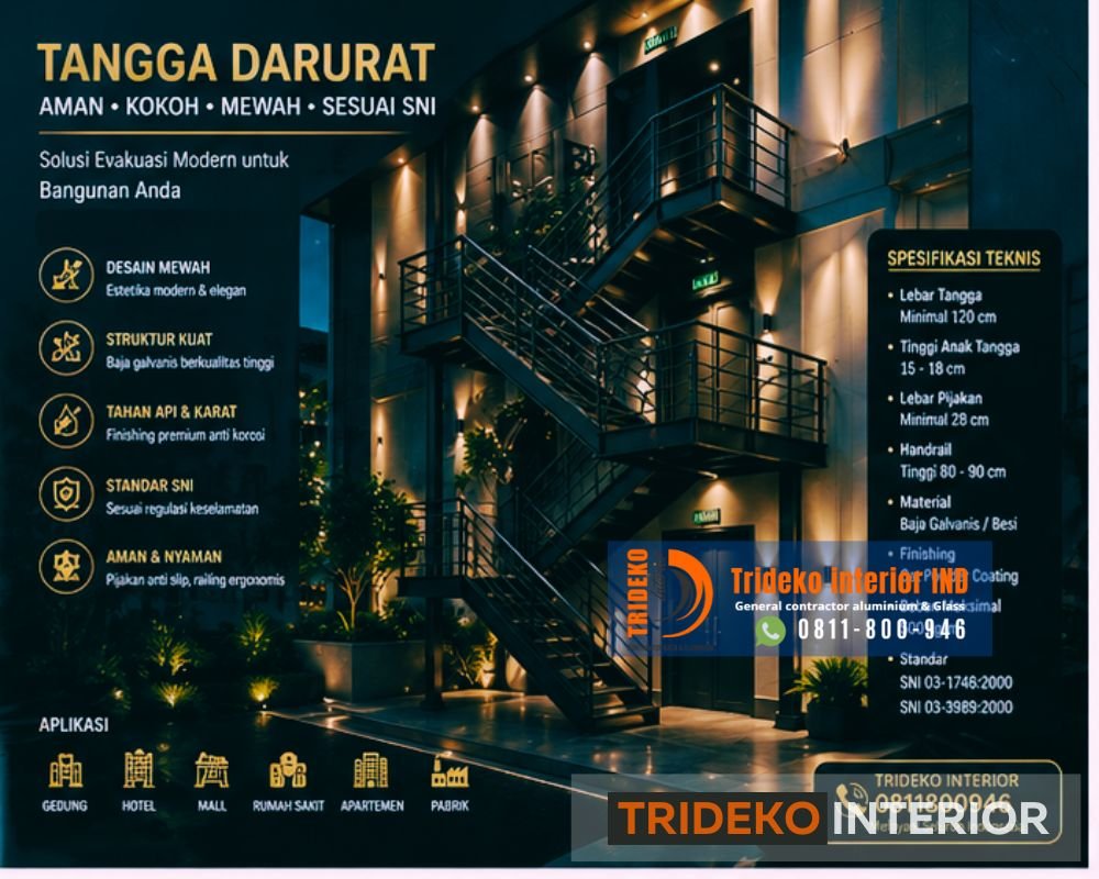 Kontraktor Tangga darurat