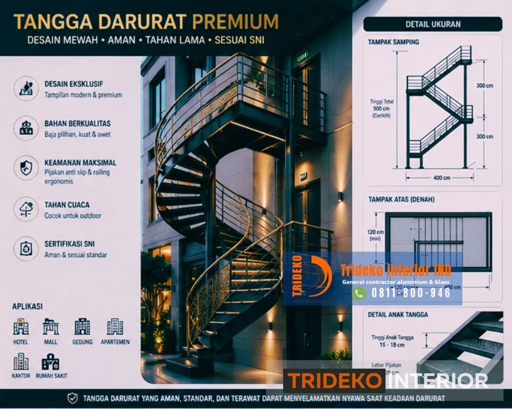 Kontraktor Tangga darurat