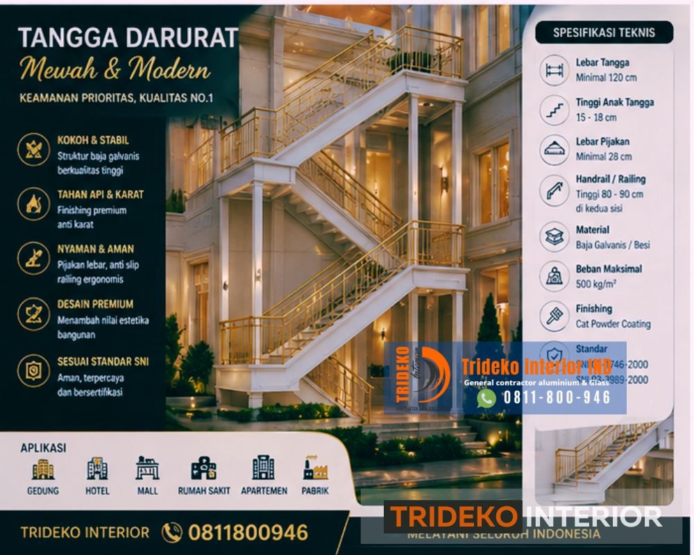Kontraktor Tangga darurat