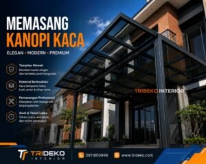 Memasang Kanopi Kaca