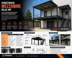 Konstruksi Mezzanine Baja WF