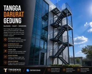 Tangga darurat gedung