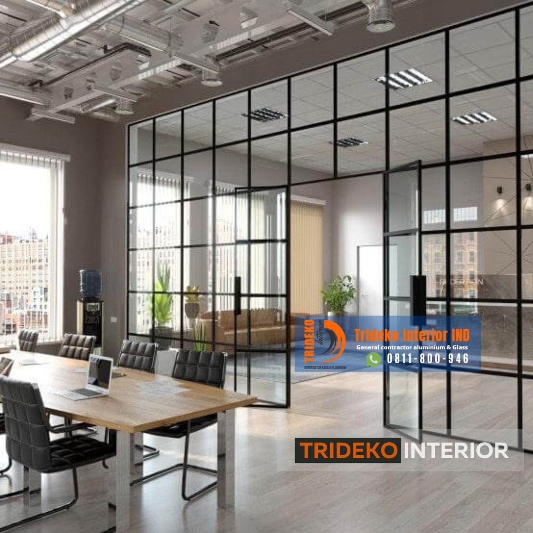 Partisi Aluminium Minimalis