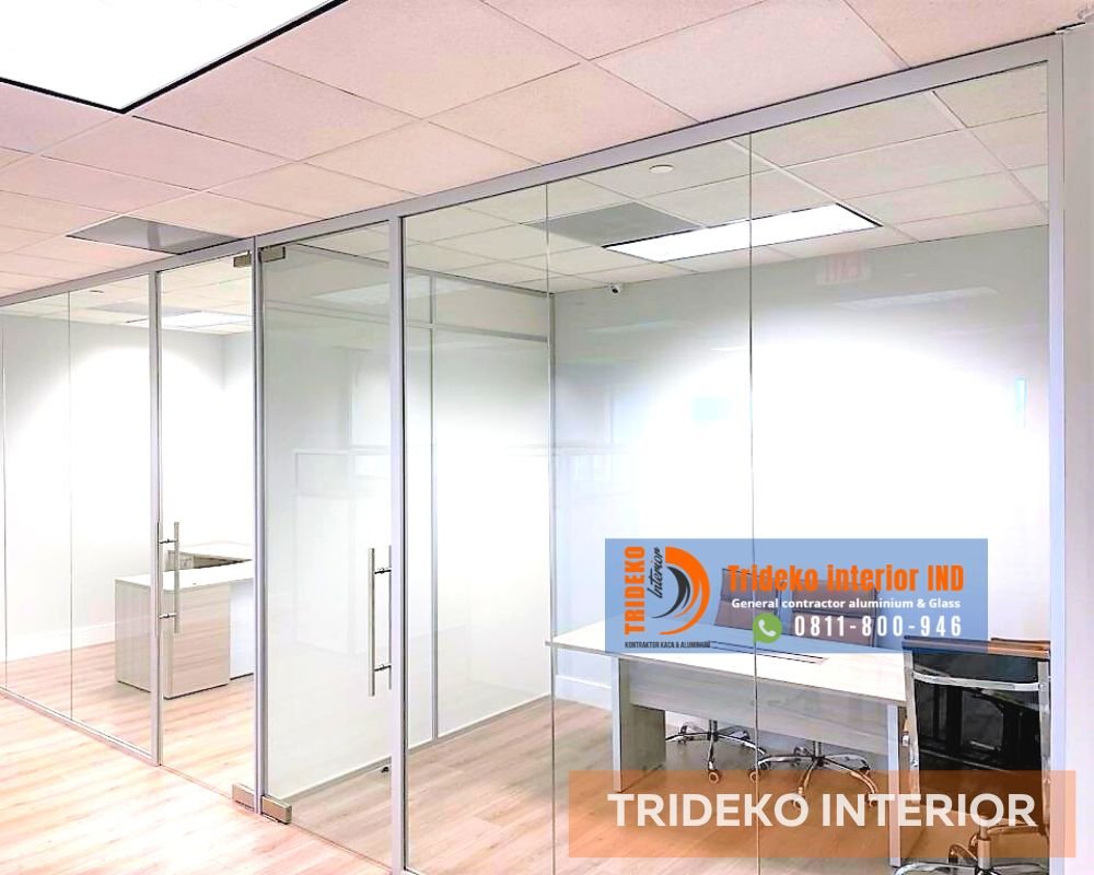 pemasangan untuk pintu Kaca