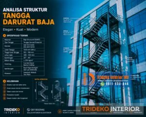 Analisa Struktur Tangga Darurat