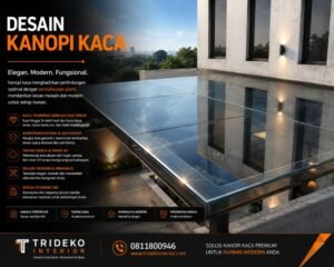 Desain Kanopi Kaca Minimalis