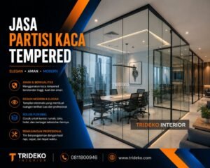 Jasa Partisi kaca Tempered