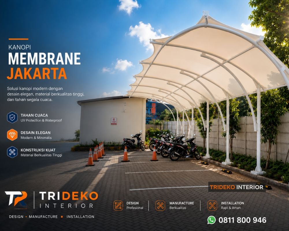 Kanopi atap membrane jakarta