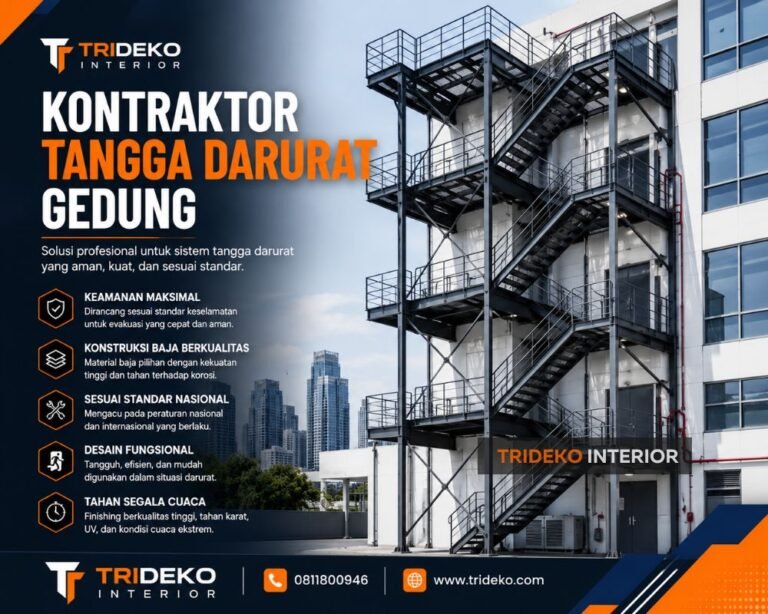 Kontraktor Tangga Darurat Gedung