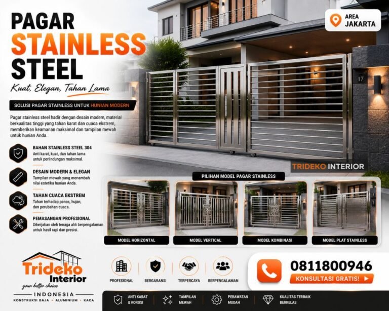 Pagar Stainless Steel