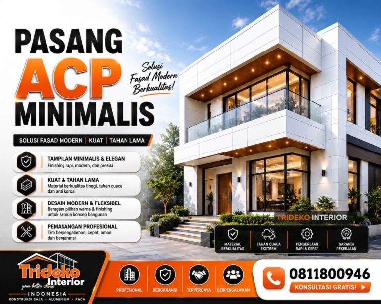 Pasang ACP Minimalis