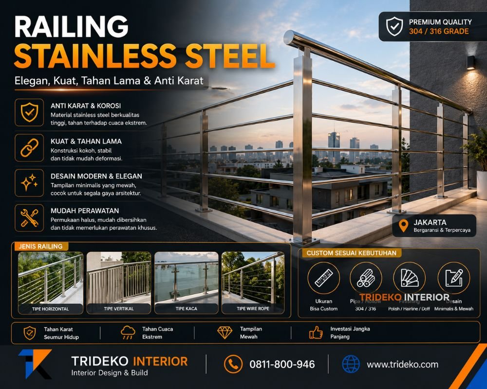 Railing Stainless Steel