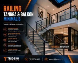 Railing Tangga dan Balkon Minimalis