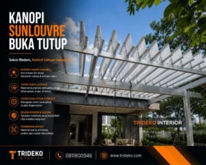 Kanopi Sunlouvre Buka Tutup