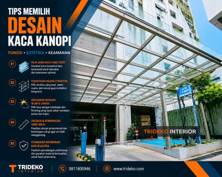 Tips Memilih Desain Kaca Kanopi