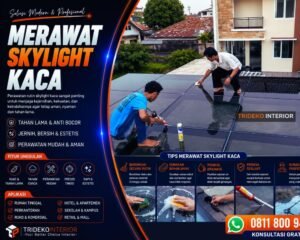 Atap Skylight Kaca Bocor