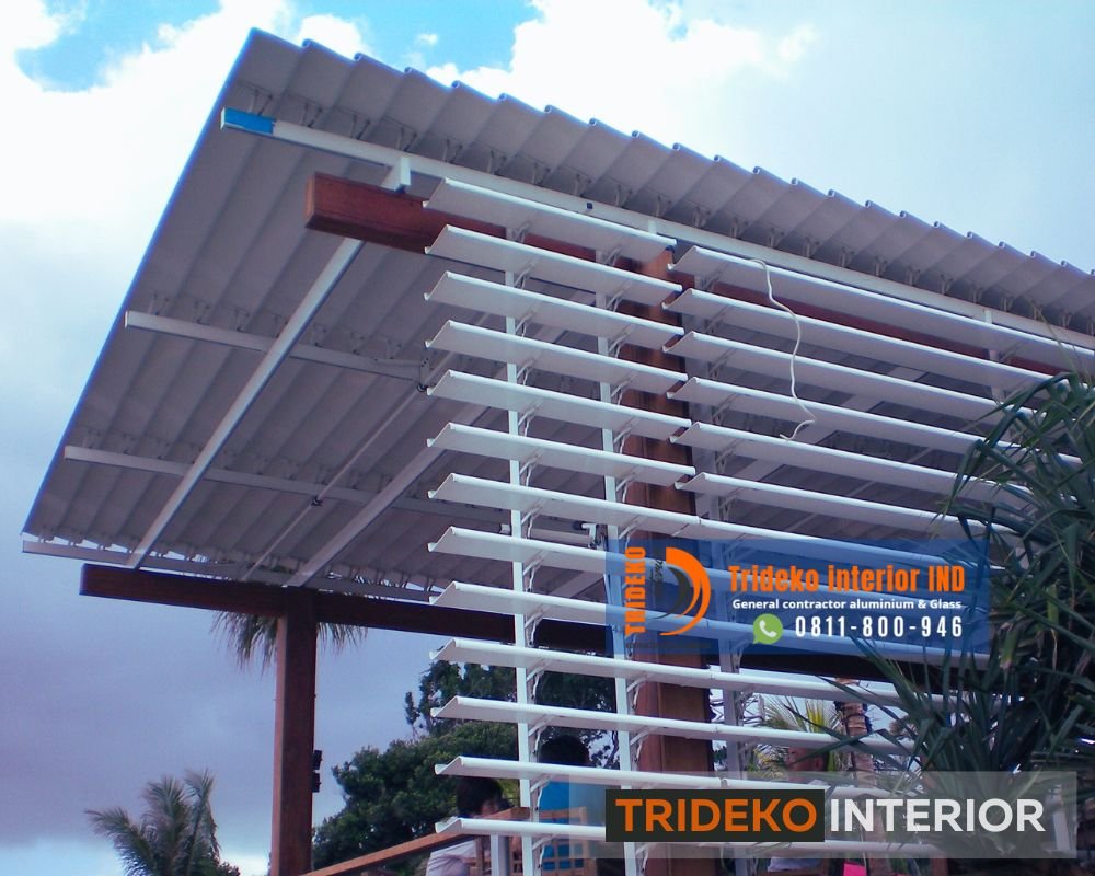 Dinding Kisi-Kisi Aluminium