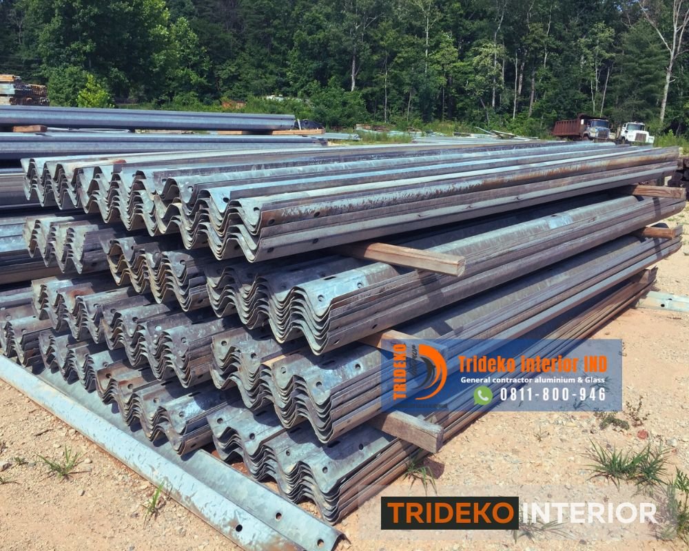Harga Guardrail W Beam per Meter