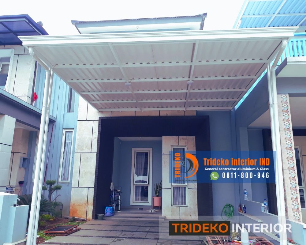 Harga Kanopi Alderon per m2 dan Biaya Pasang