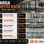 Harga Partisi Kaca Per Meter Terlengkap
