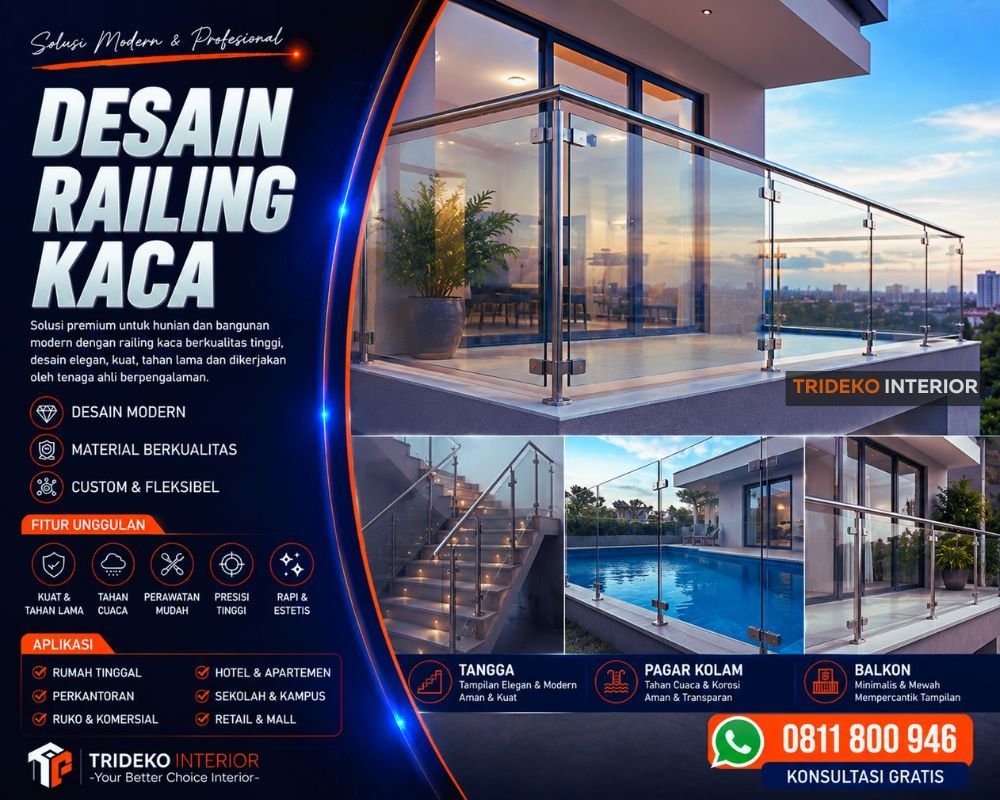 Inspirasi Desain Railing Stainless