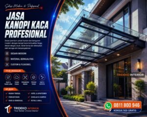 Jasa Kanopi Kaca Profesioanal