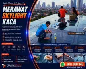 Merawat Atap Skylight Kaca