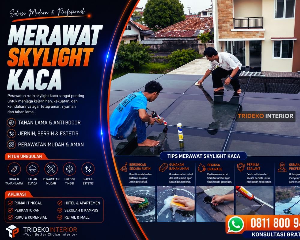Merawat Atap Skylight Kaca jakarta