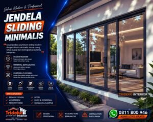 Model Jendela Aluminium Sliding Geser