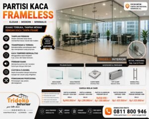 Partisi Kaca Tempered