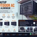 Penutup Outdoor AC Aluminium