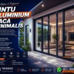 Pintu Aluminium Kaca Minimalis