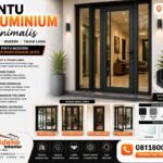 Pintu Aluminium Minimalis