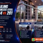 Railing Stainless Steel 304 vs 201