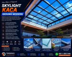Skylight Kaca Gedung Modern