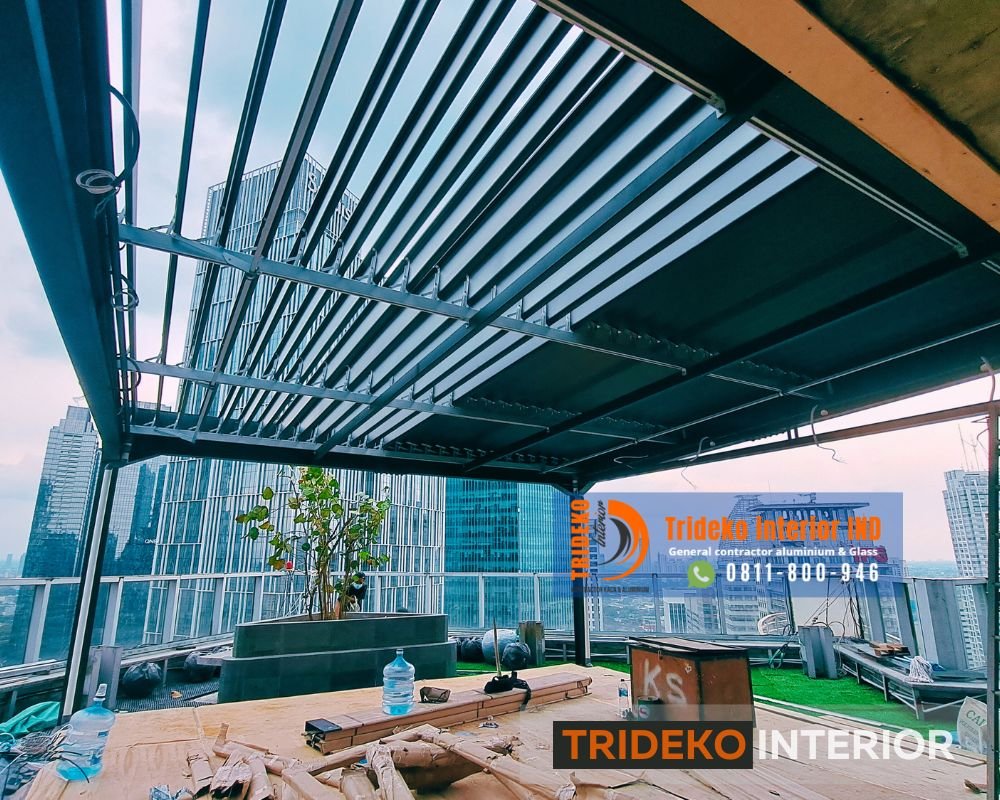 rooftop otomatis buka tutup