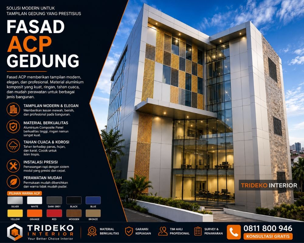 Cladding ACP Alustar Cladding ACP Alustar Mall Sentul