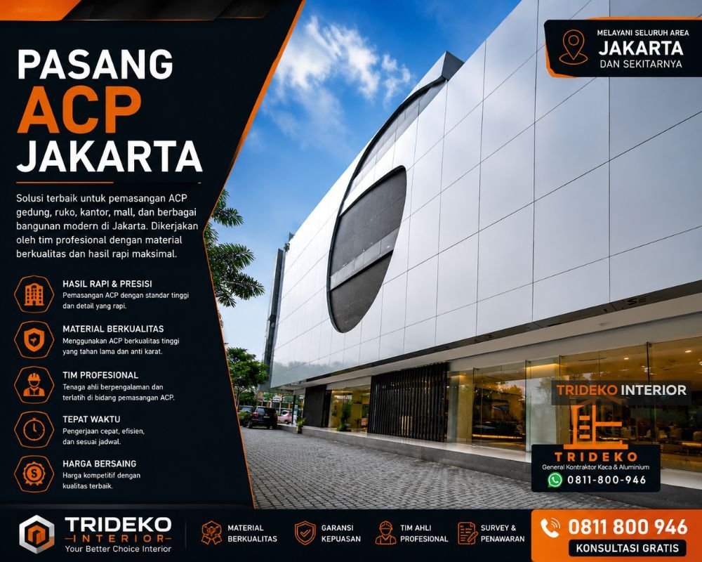 Cladding ACP Bertingkat Cladding ACP Gedung Bertingkat Sentul