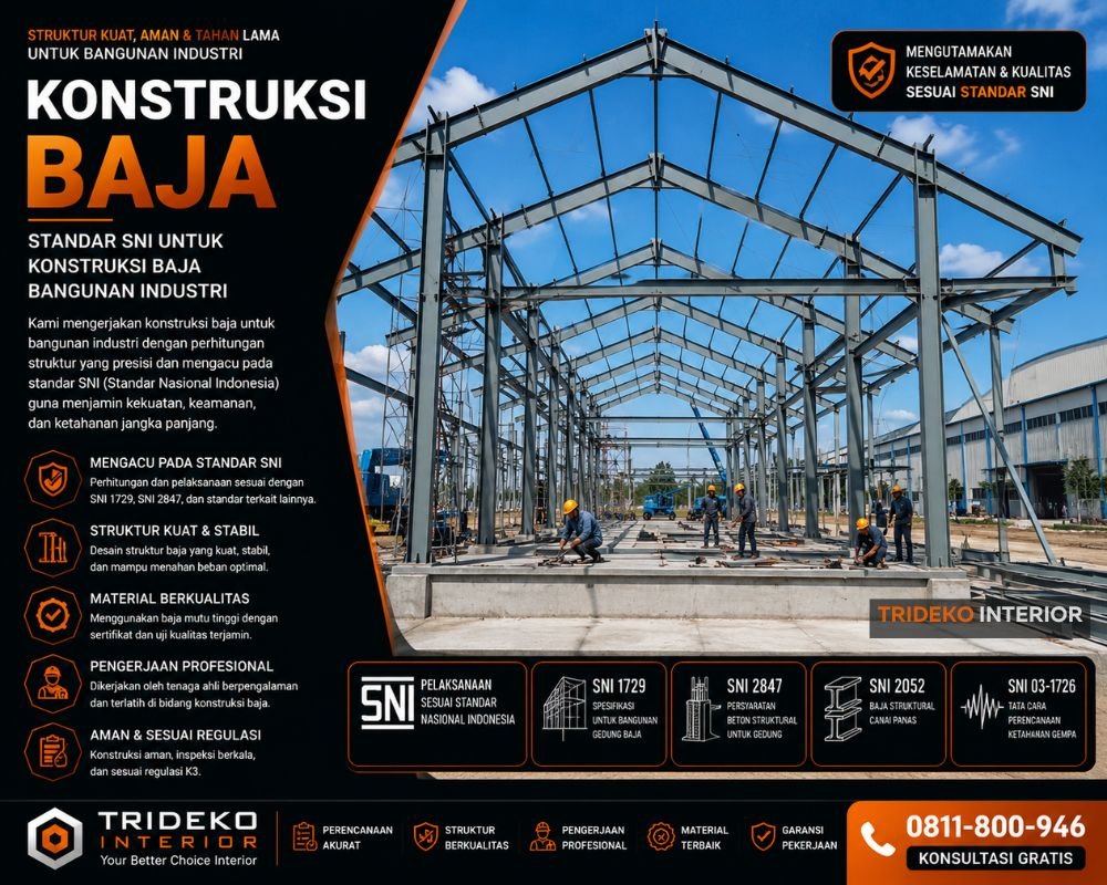 Konstruksi Baja Bangunan Industri Standar SNI