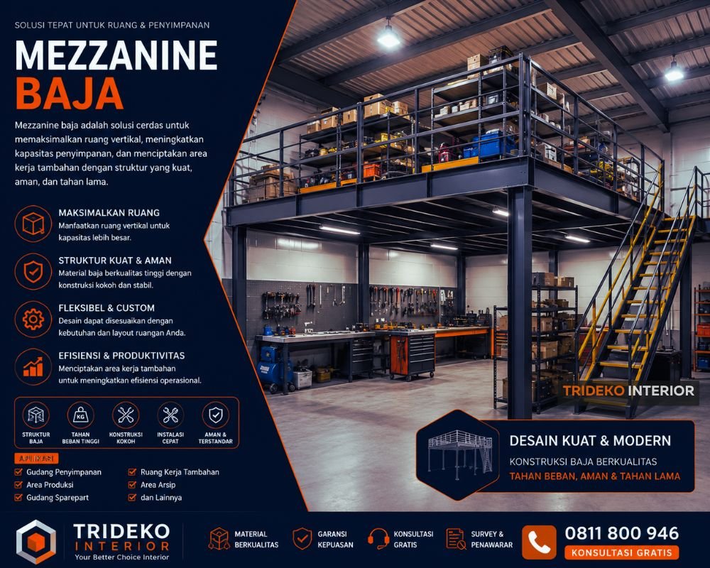 Mezzanine Baja Lantai Grating Mezzanine Baja Lantai Grating Gudang Bandung